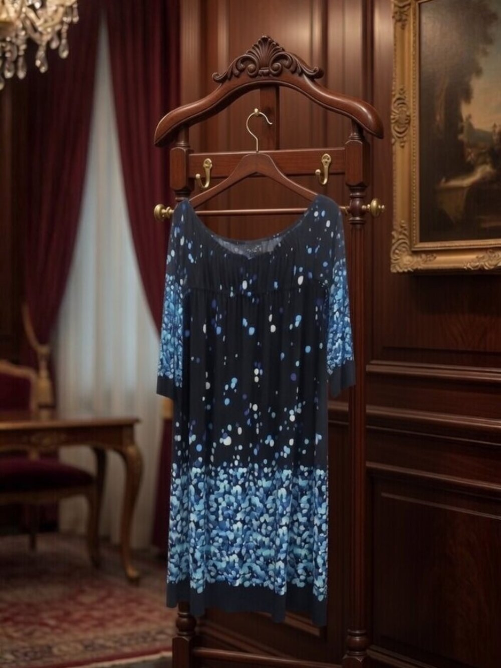 Beautiful cascading petals dress